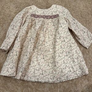 Bonpoint Floral Cream baby shirt